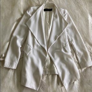Zara White Blazer sz Small